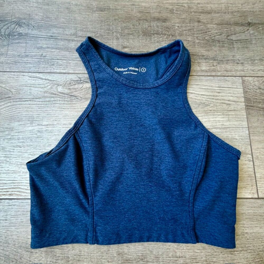 Outdoor Voices Crop Workout Gym Running Top Bra
